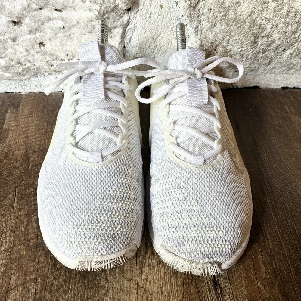 Nike Metcon 9 Training Weightlifting White Athletic Sneakers Shoes Womens 7.5